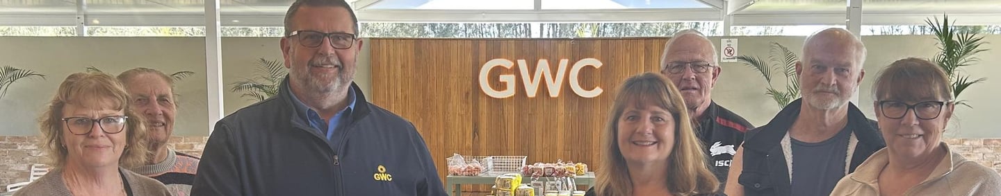 Food Bank volunteers and GWC manager