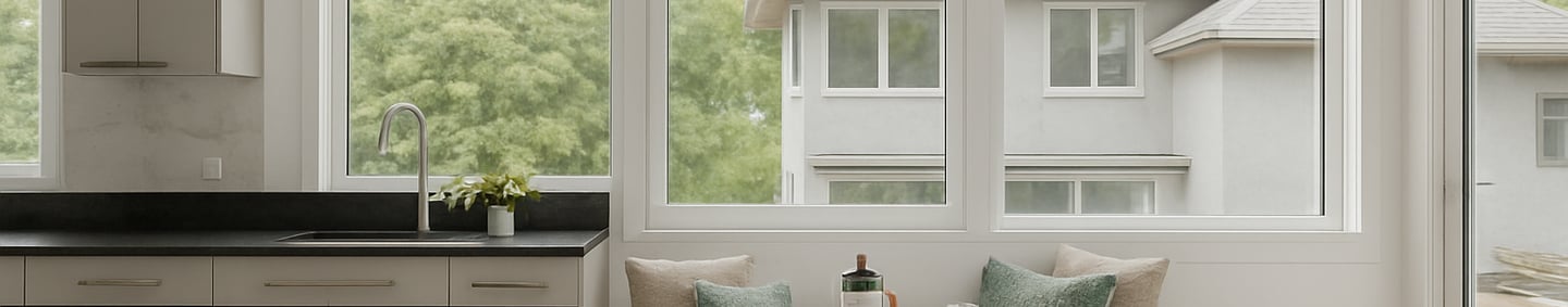 a table with a table and chairs in a kitchen