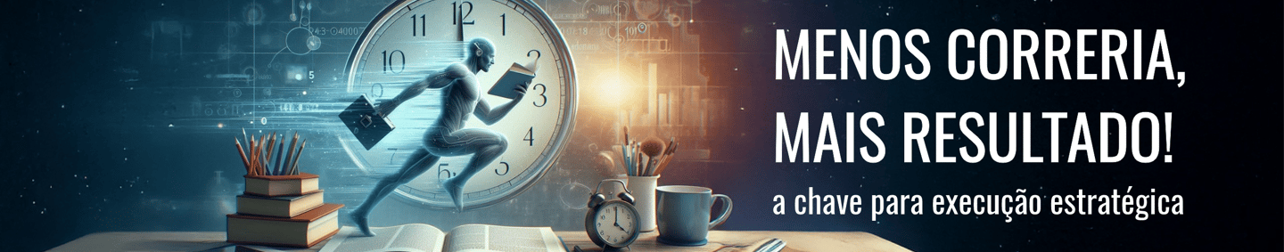 Tag da palestra Menos correria, mais resultado de Cleidson Gonçalves