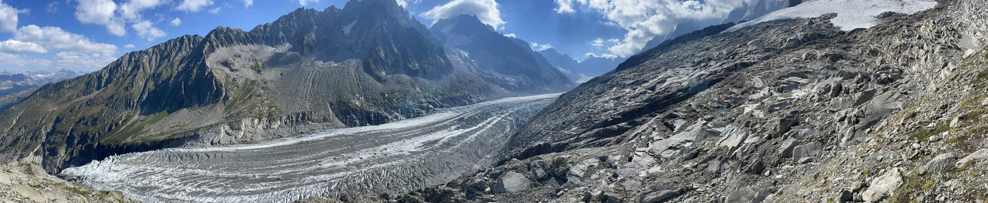 argentier glacier walk, chamonix, France