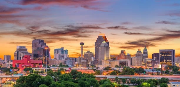Comprehensive map of San ANtonio service areas for local window cleaning services