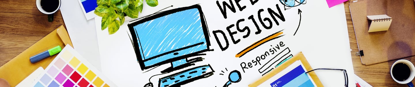 Diseño esquemático de sitio web, reflejando nuestra especialidad en diseño web SEO optimizado