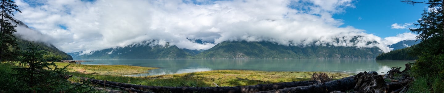 Ocean view from the Clayton Falls Recreation Area
