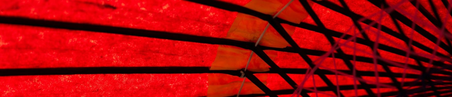 Japanese red umbrella