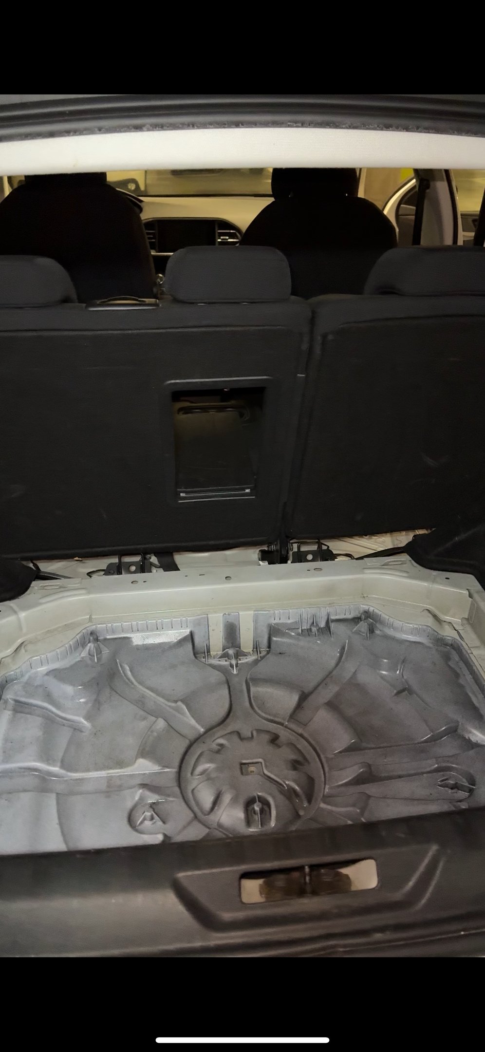 a clean car trunk