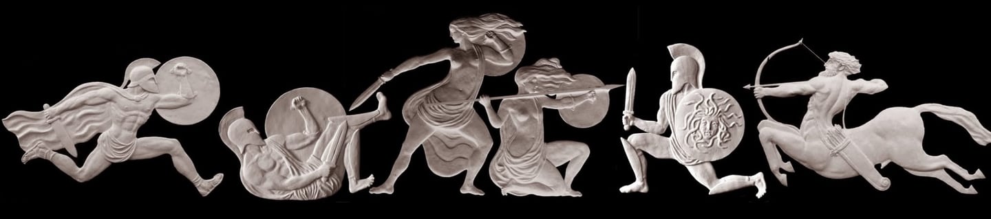 Greek warriors mythology 