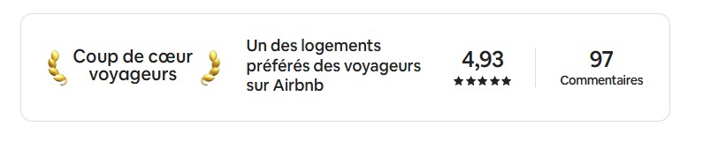 Avis clients- Superhôtes depuis 7 ans - 4.93/5