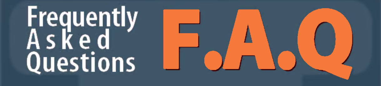 F.A.Q Frequently Asked Questions banner