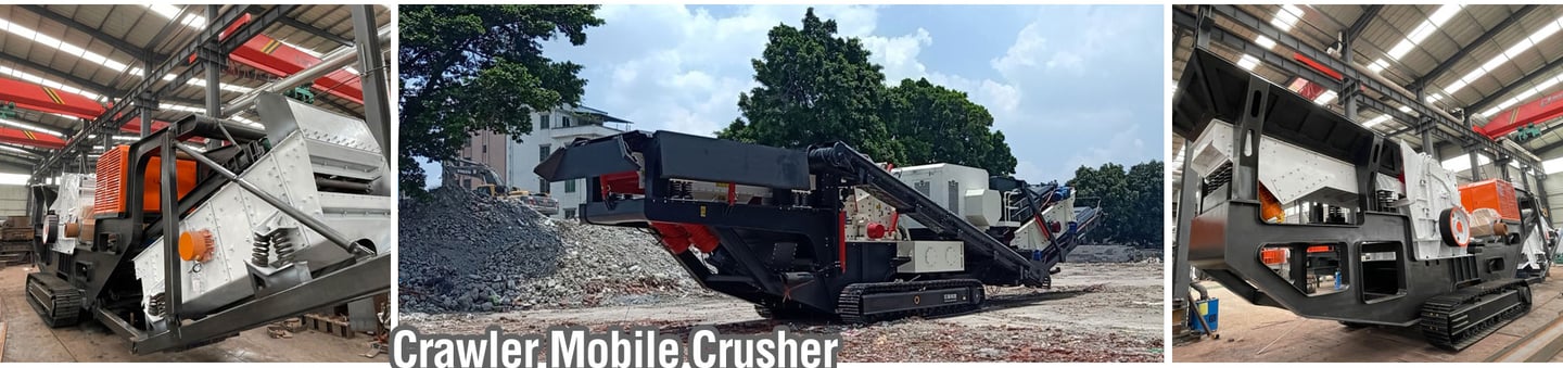MINGYUAN Crawler mobile crushing equipment, crawler mobile crusher for sale, crawler mobile crusher manufacturer
