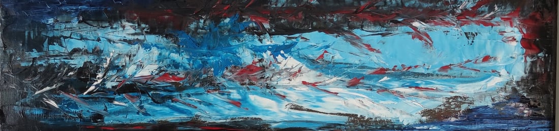 Sea cave, 2016 oil on canvas ©Trybel Art Studio