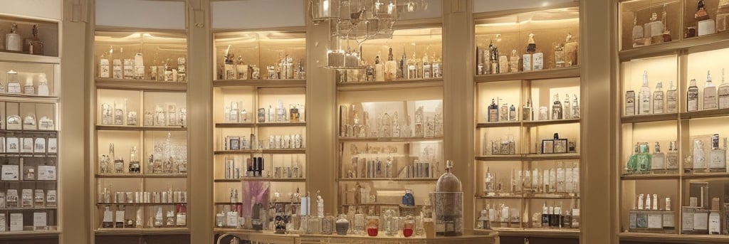 A cozy workspace with a laptop, coffee cup, and shopping packages ready to be sent.