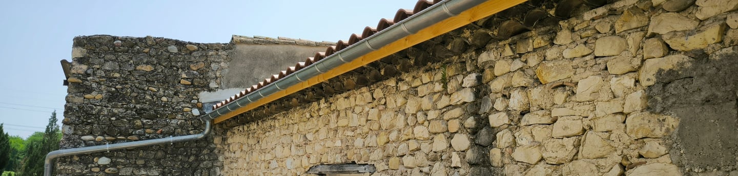 cheneau et descente en zinc