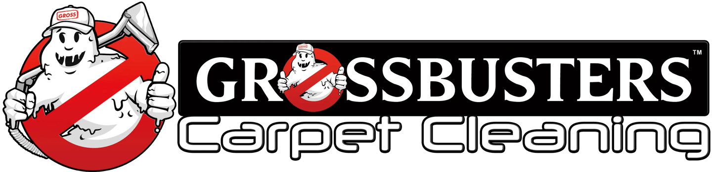 Grossbusters Carpet Cleaning logo & banner