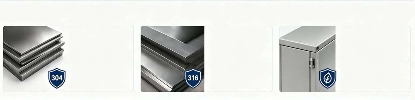 COMMON NEMA 4X MATERIALS
