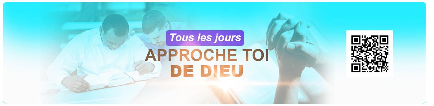 Approche toi de Dieu dans la prière