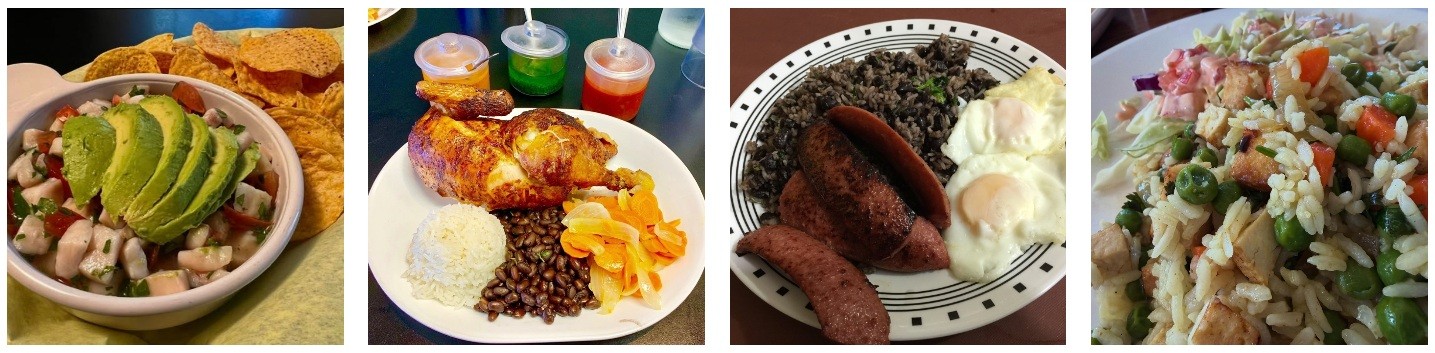 Las Brasas food title background