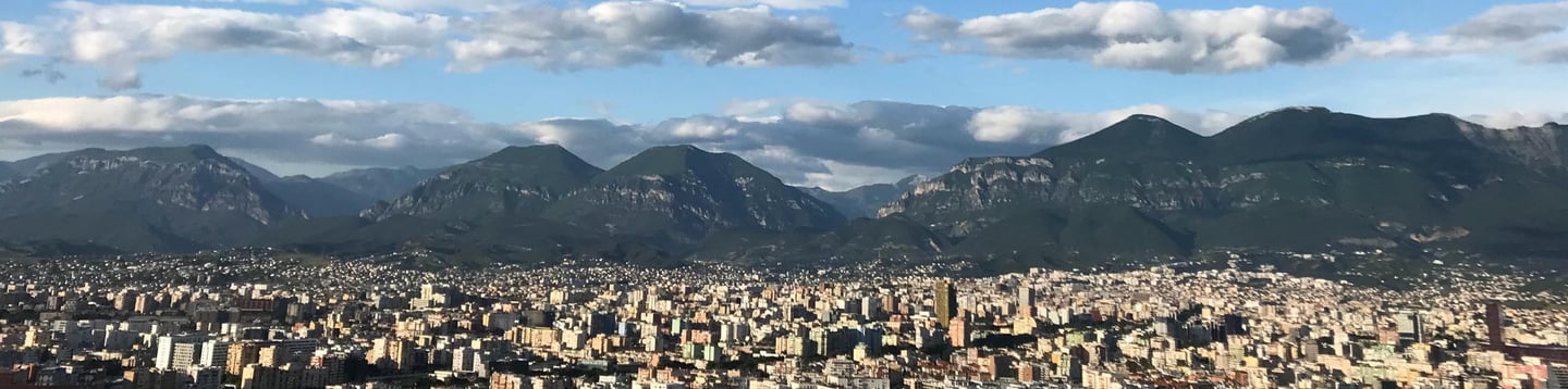 a view of Tirana City