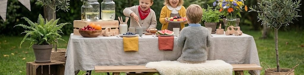 duurzaam kinderfeestje voor een 4 jarig kind