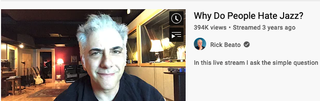 Rick Beato "Why Do People Hate Jazz?"