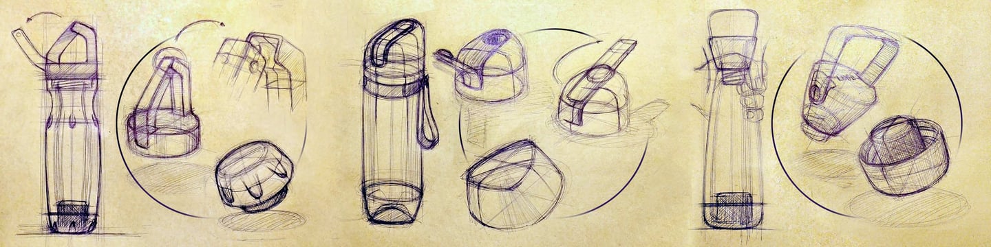 visual-brainstorming-sketches-defining-the-design-direction-for-the-alkaline-water-bottle-designed-b