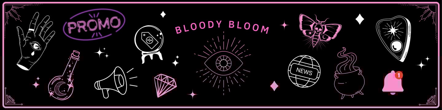newsletter bloodybloom promo