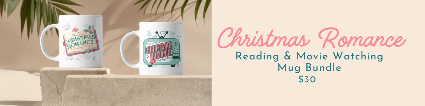 Christmas Romance Reading & Movie Watching Mug Bundle