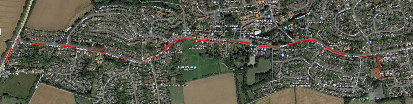 Directions to Nettleham Bowls Club