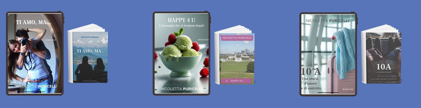 Le diverse copertine della serie "Ti amo, ma..."