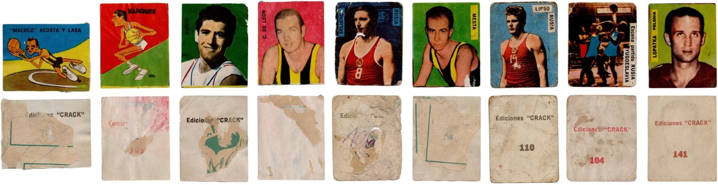 1960s Argentinian Basketball Sports Cards Rare