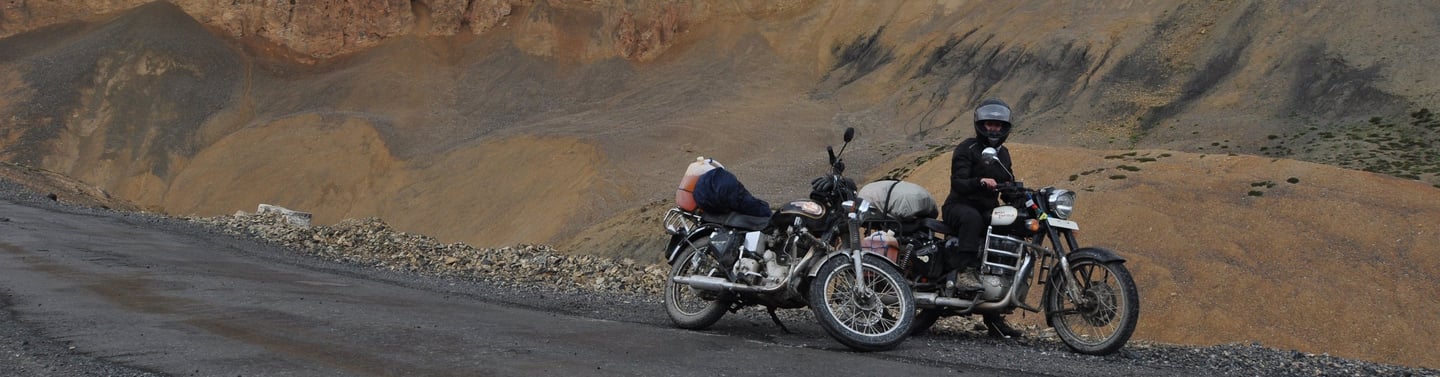 The Leh to Manali highway, Ladakh, India