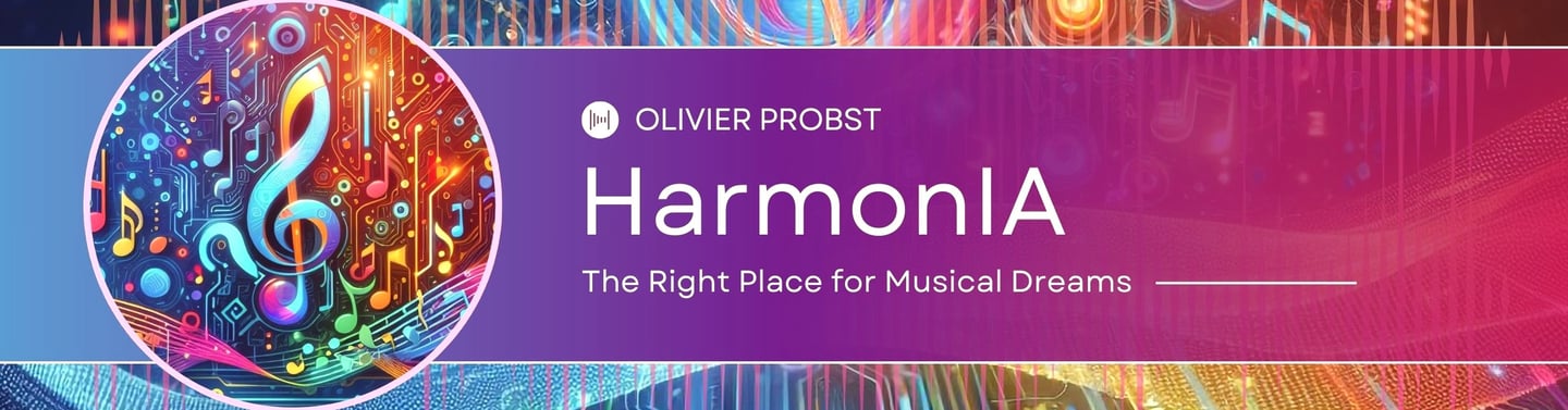 Bannière HarmonIA - The Right Place for Musical Dreams