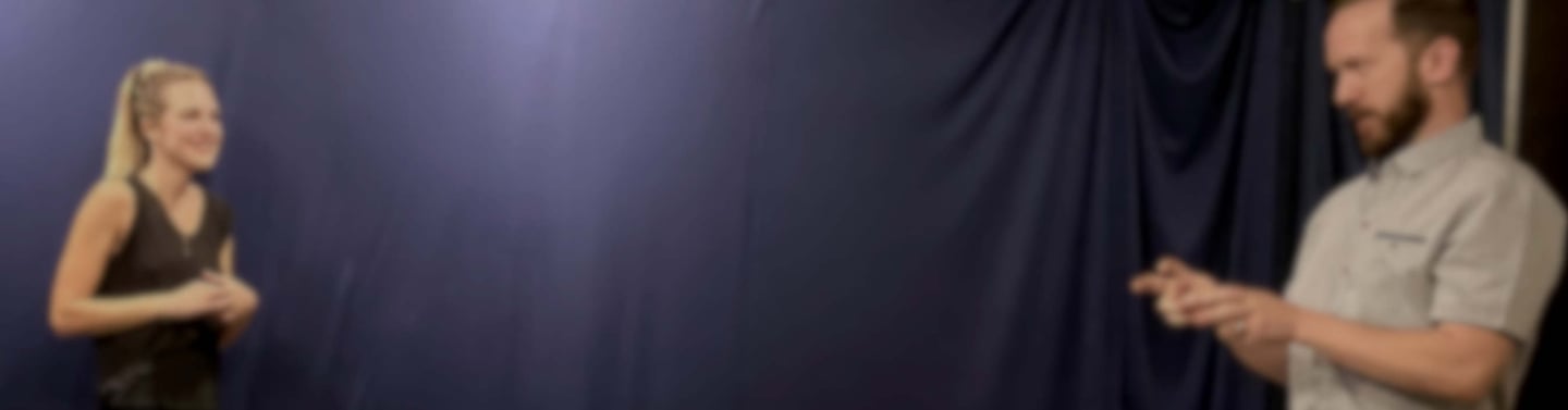 Braden Lynch coaching an actor