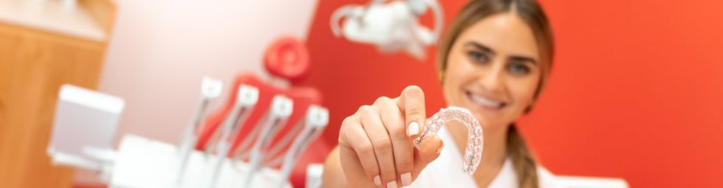 Dra. Maria Quintana en la clínica dental