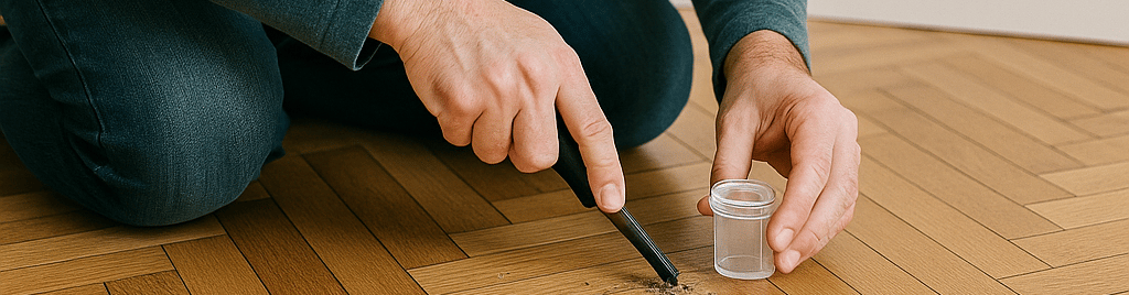 a man is holding a knife and a knife in his hand