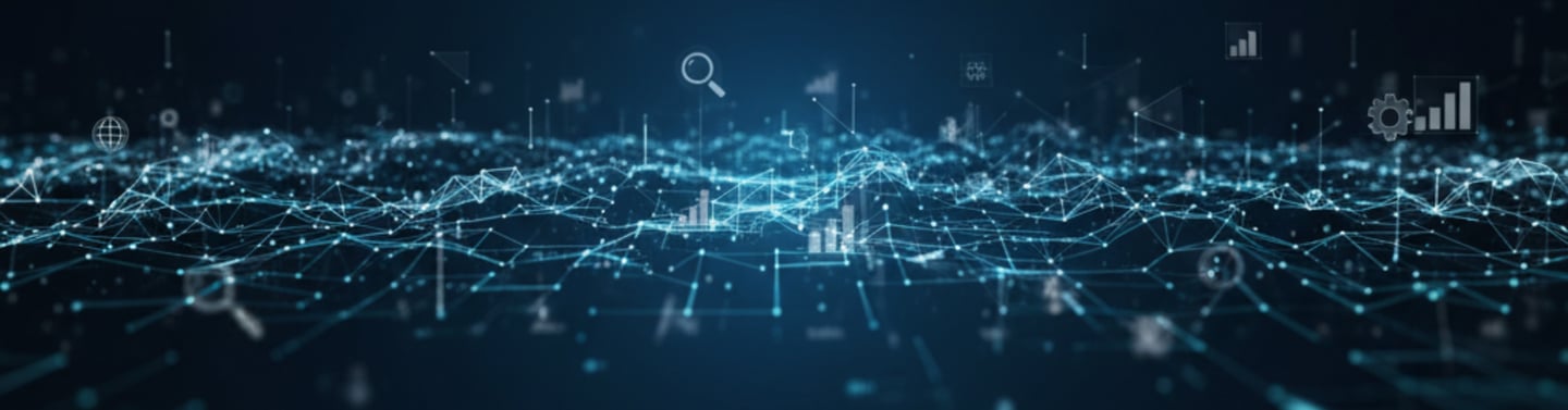 a digital image of a digital image of a network of connected dots