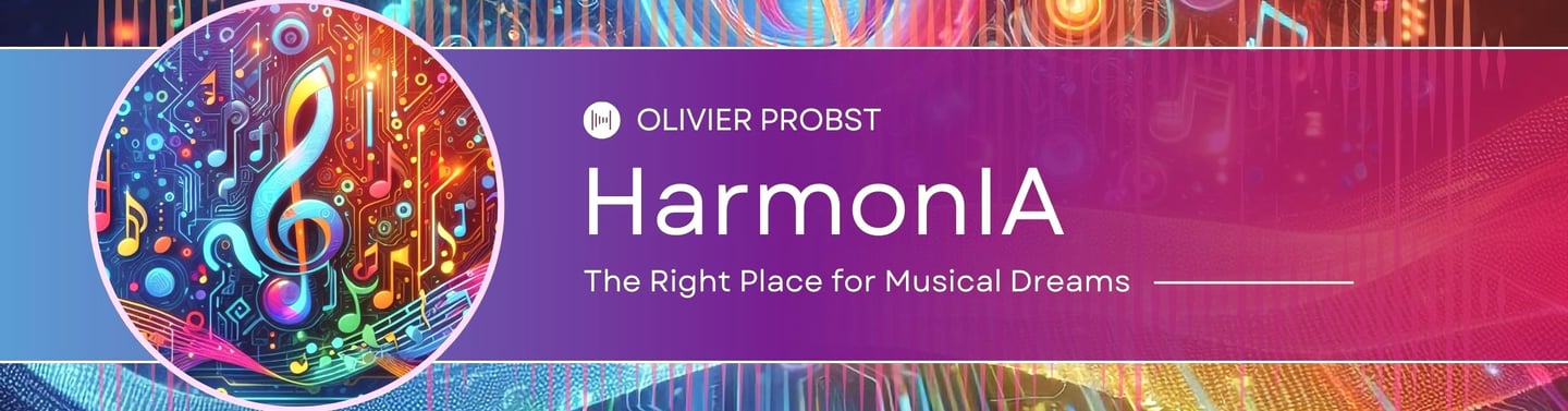 Bannière HarmonIA - The Right Place for Musical Dreams
