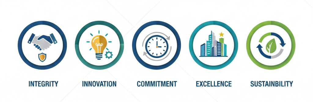 shri-havi-infra-core-values-a-integrity-innovation-commitment-excellence-and-sustainability-in-real-estate-development