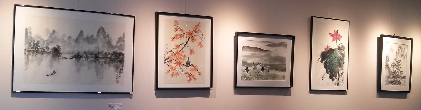 peintures chinoises de Roselyne Pégeault