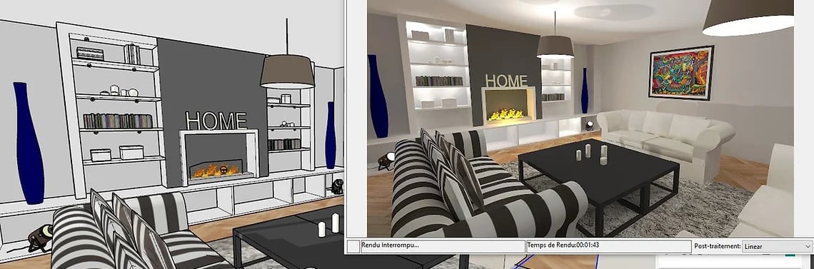 Formation déco intérieur avec sketchup