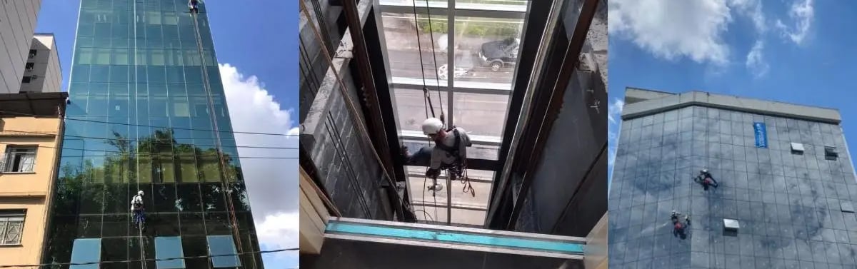 Limpeza de Fachadas - Rapel