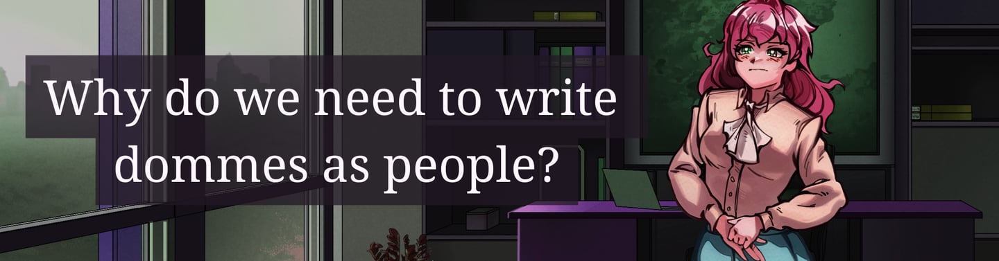 why write dommes as people