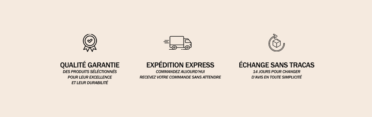 qualité éxpedition échange