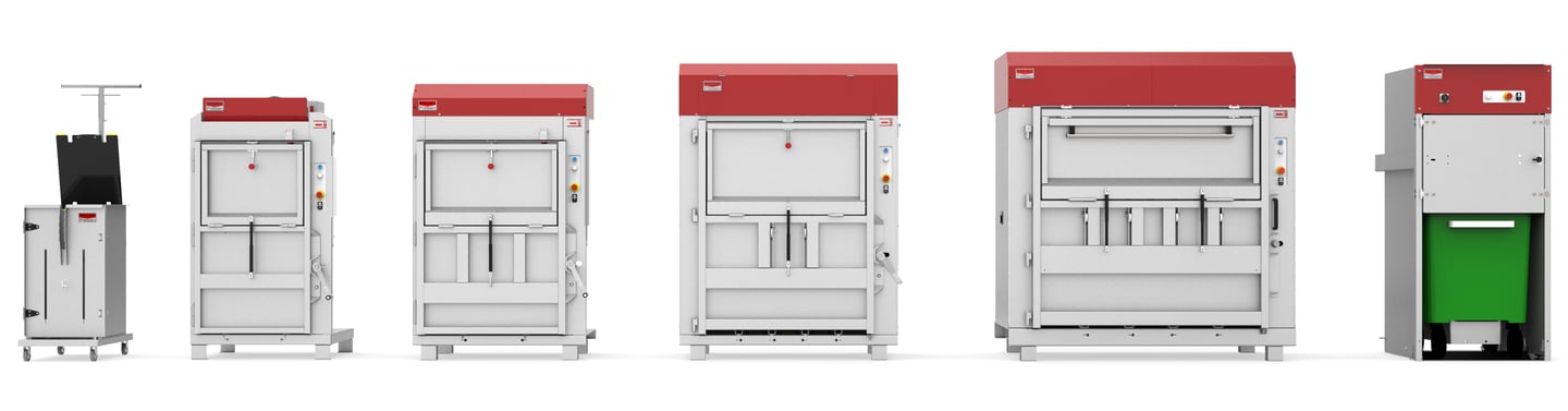 Paketovací lisy - přehled typů