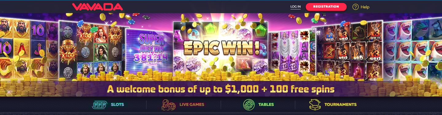 Welcome to the official website of VAVADA Casino