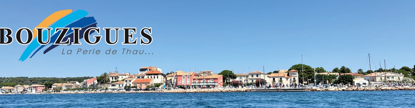 Restaurants line the edge of the étang