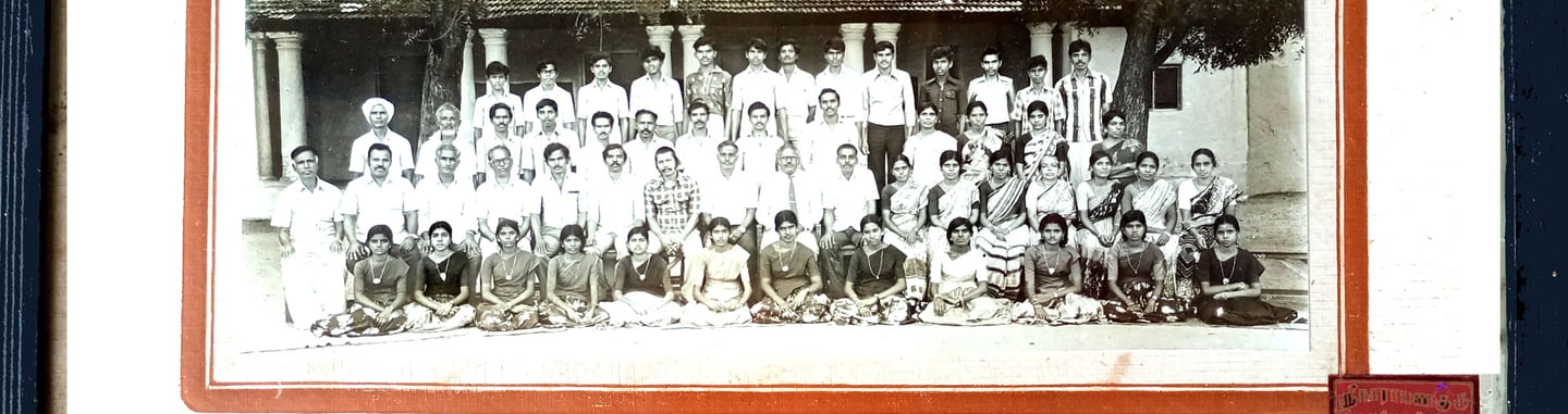 Tucker Hr. Sec. School 12th Group Photo 1985-86