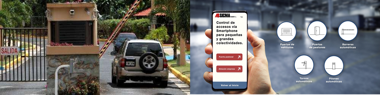 Control de accesos a través del móvil