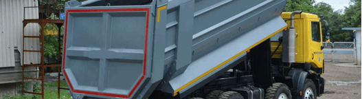 Robust Tipper Body designed for rugged site operations and easy unloading.