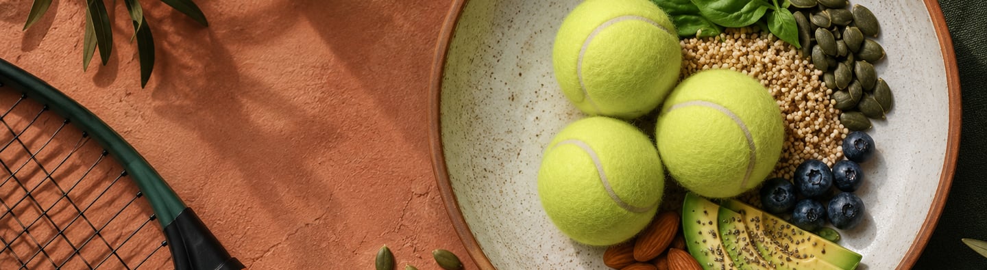 Nutrition du joueur de tennis pour améliorer les performances, la récupération et prévenir les bless