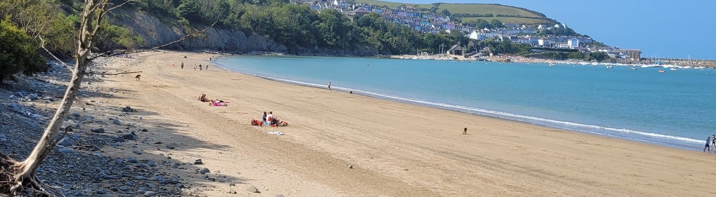 New Quay beach